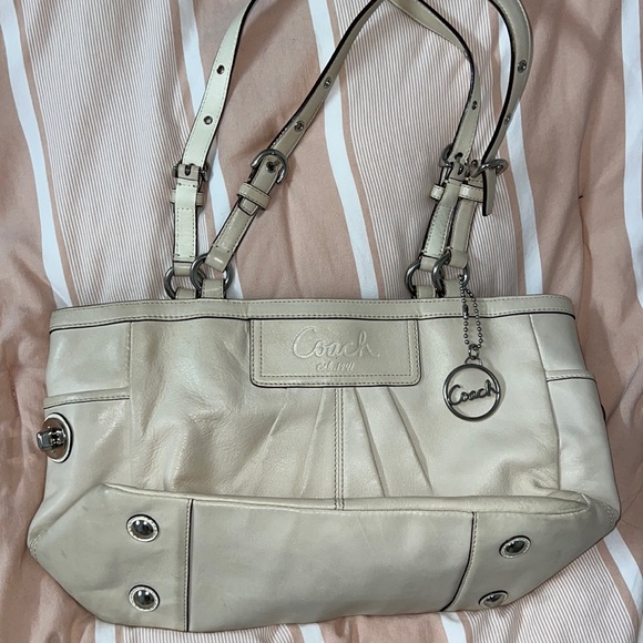 Coach Handbags - Coach Pleated Leather Bag